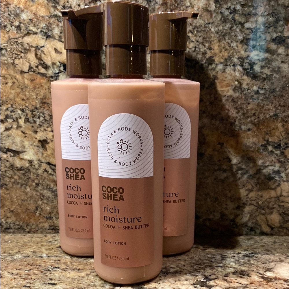 1) COCO SHEA Rich Moisture ‘Body Lotion’ by BBW, 7.8 oz / 230 mL, Shea+Coco, NWT
